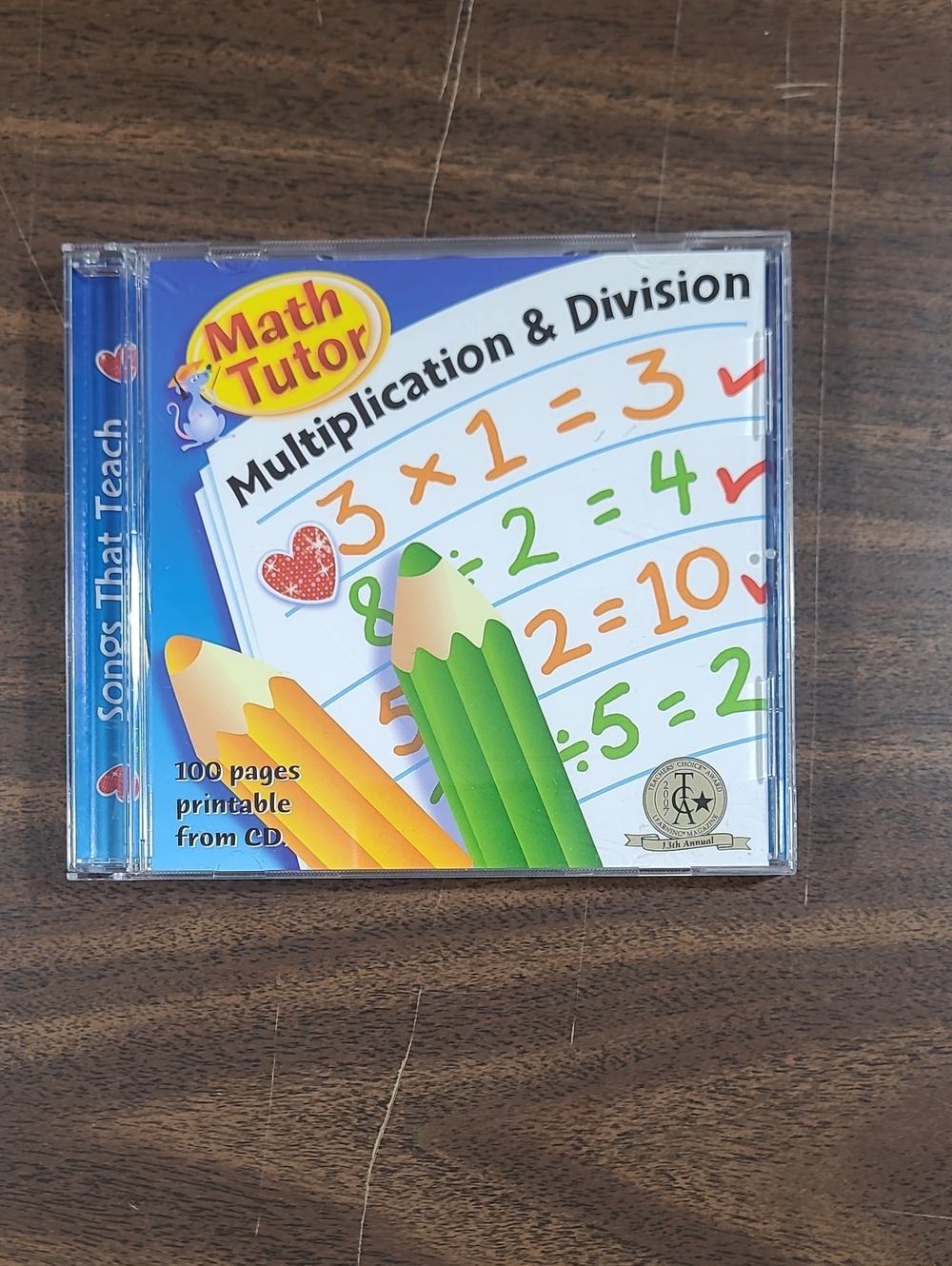 Multiplication & Division Kids Learning CD - Blue